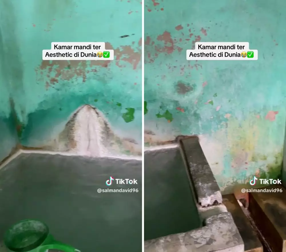 desain kamar mandi unik © TikTok desain kamar mandi unik © TikTok