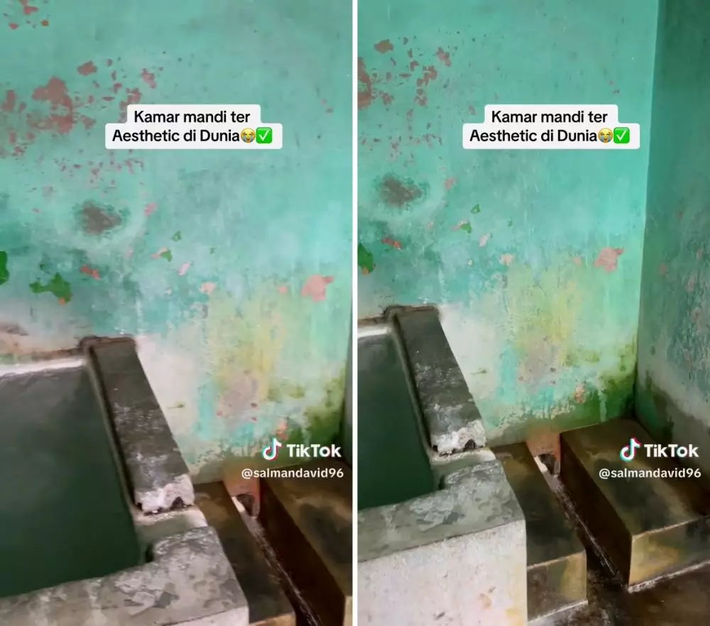 desain kamar mandi unik © TikTok desain kamar mandi unik © TikTok