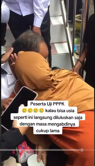 perjuangan lansia ikuti ujian PPPK © 2024 TikTok perjuangan lansia ikuti ujian PPPK © 2024 TikTok