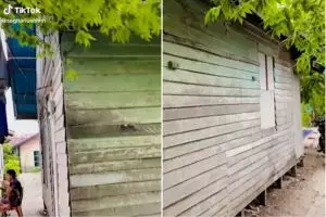 Disangka editan oleh warganet, potret rumah kayu ini luarnya sederhana dalamnya bikin terpana