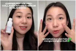 Review Elsheskin Copper Peptide Pro Collagen Serum, ampuh perbaiki sel kulit dengan risiko minim
