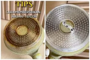 Trik ampuh bersihkan pantat teflon gosong tanpa bikin tergores, kinclong pakai 3 bahan dapur