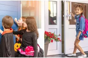 Dianggap bakal halangi keberuntungan, ini 8 arti larangan anak kecil bermain di depan pintu