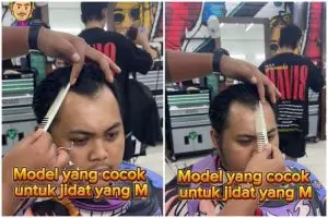 Transformasi cowok botak M usai di-styling hasilnya bak pakai hair extension, wajah jadi auto fresh