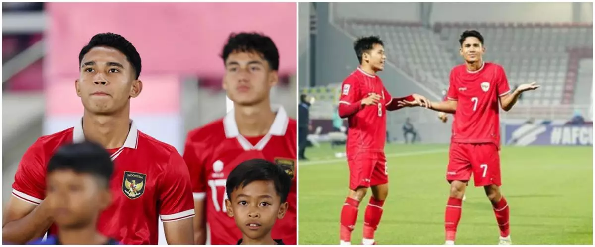 Kena kartu merah saat lawan Laos, Marselino Ferdinan minta maaf pada Shin Tae-yong