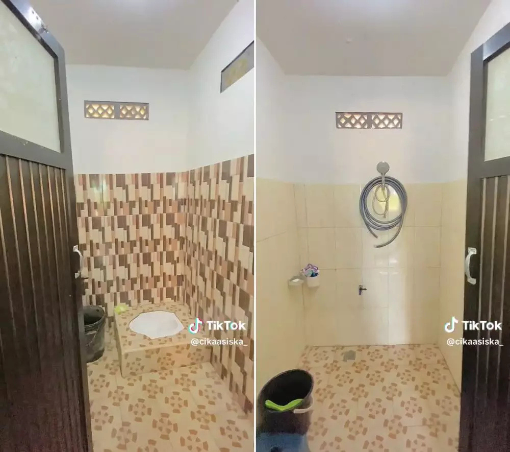 rumah kampung tanah gersang © TikTok