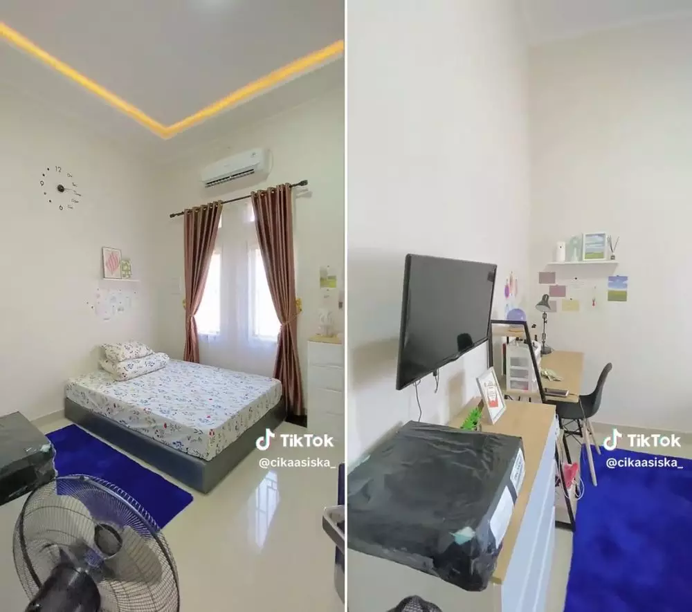 rumah kampung tanah gersang © TikTok