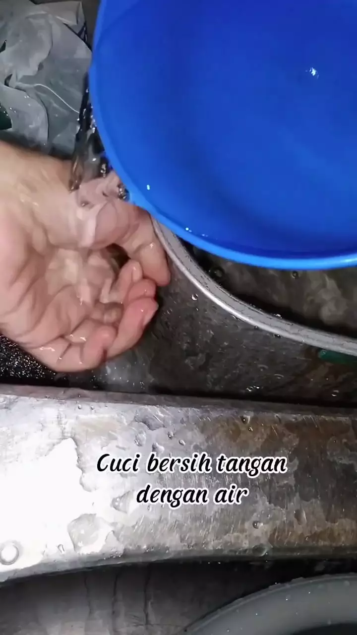 Without using soap or lime, here