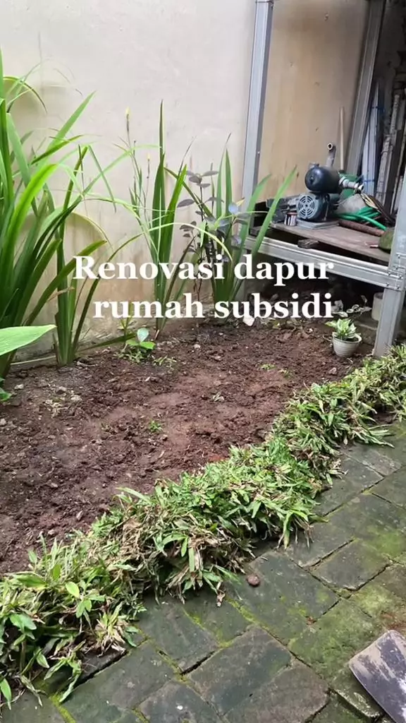 makeover dapur rumah subsidi © TikTok makeover dapur rumah subsidi © TikTok