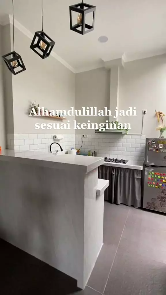 makeover dapur rumah subsidi © TikTok makeover dapur rumah subsidi © TikTok