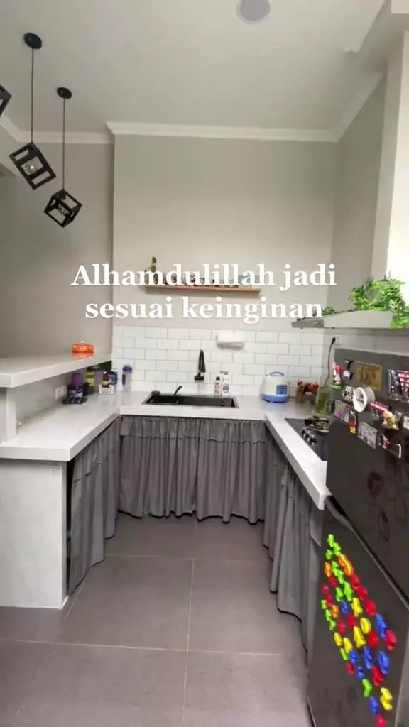 makeover dapur rumah subsidi © TikTok makeover dapur rumah subsidi © TikTok