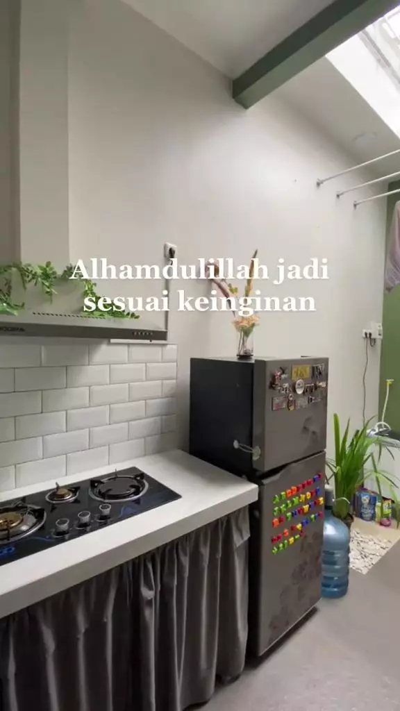makeover dapur rumah subsidi © TikTok makeover dapur rumah subsidi © TikTok