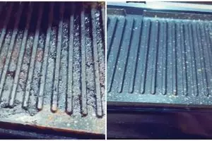 Bersih tanpa ribet dan ngoyo, ini cara nggak biasa bersihkan kerak gosong membandel di grill pan