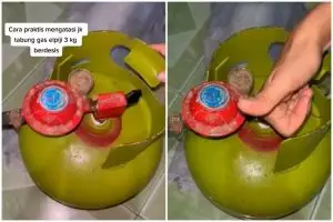 Cara mengatasi gas tidak mengalir ke kompor cuma pakai 1 alat, cuma butuh waktu 2 menit