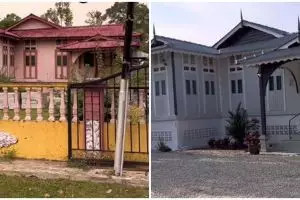 Di luar tampak angker, 9 potret rumah kayu 70 tahun usai dimakeover ini before after-nya bikin takjub