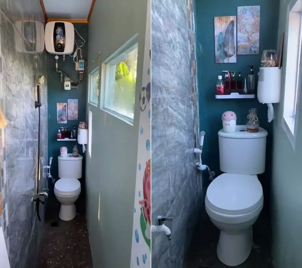 kamar mandi sempit © TikTok