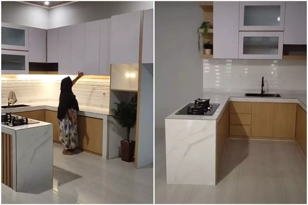 dapur usai dimakeover ini nyeleneh © TikTok