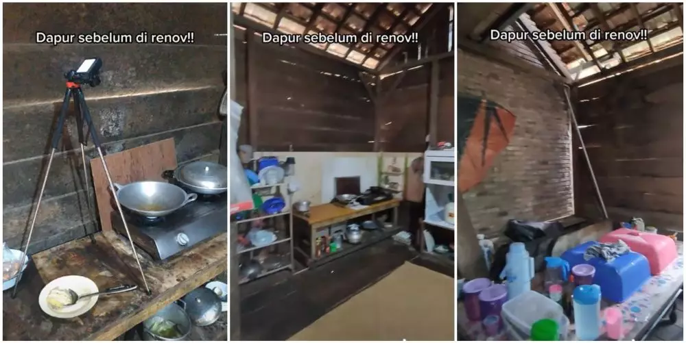 dapur usai dimakeover ini nyeleneh © TikTok
