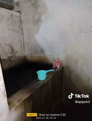 kamar mandi glow up © TikTok