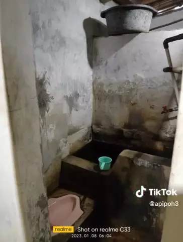 kamar mandi glow up © TikTok