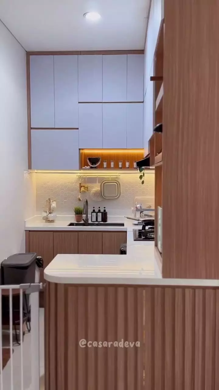 makeover dapur japandi © TikTok