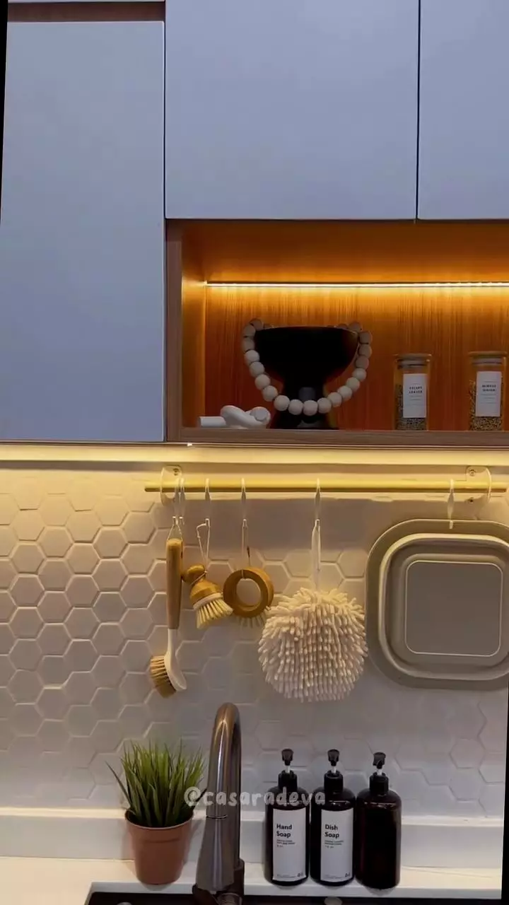 makeover dapur japandi © TikTok