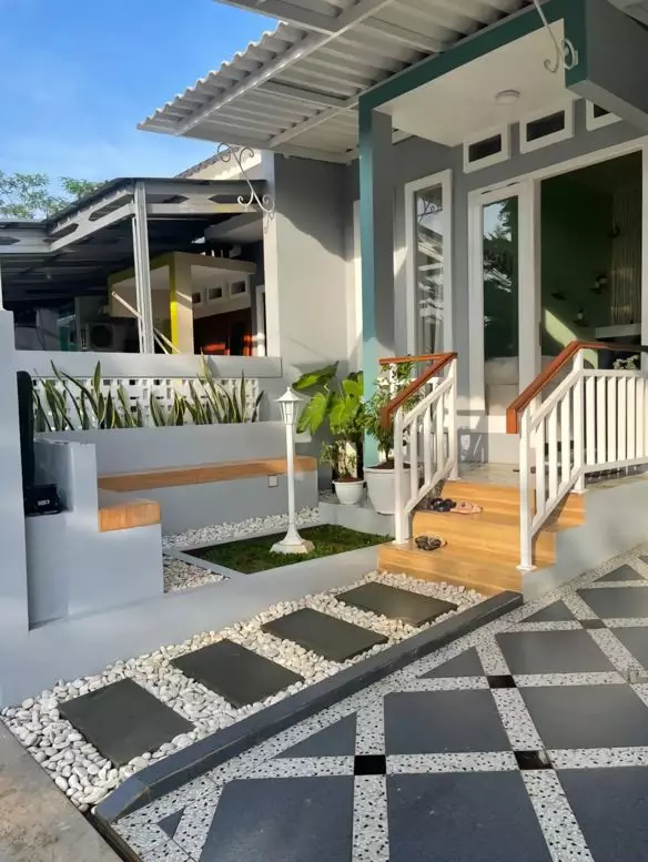 rumah teras unik © TikTok rumah teras unik © TikTok
