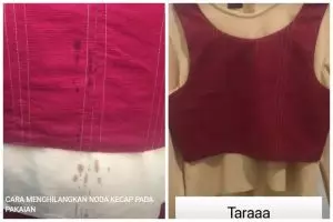 Cara cepat hilangkan noda kecap di baju pakai 1 bahan dapur, pakaian tak rusak dan warna tak pudar