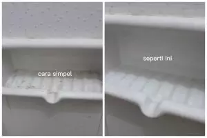 Cukup pakai 2 bahan dapur, cara mudah bersihkan wadah sabun ini bikin kerak auto terhempas