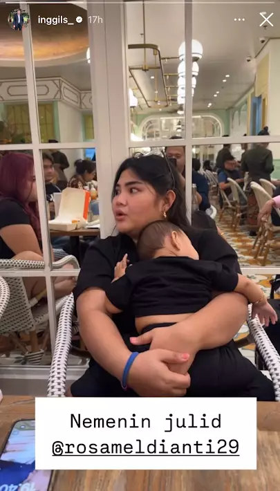 rosa meldianti keponakan dewi perssik sekarang © 2024 Instagram