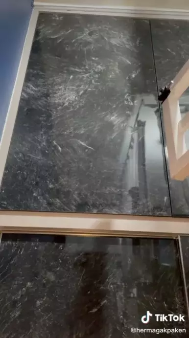 Rumah kontrakan 3 petak usai dimakeover © TikTok