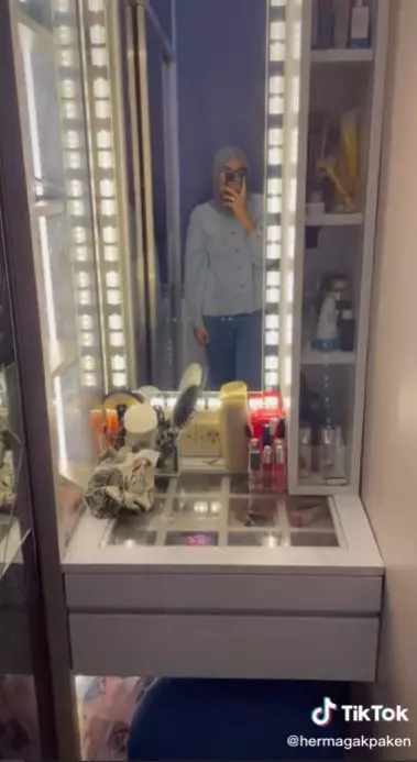 Rumah kontrakan 3 petak usai dimakeover © TikTok