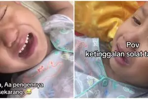 Menangis karena telat bangun, alasan anak ini bikin orang dewasa tertampar: padahal masih sekecil itu