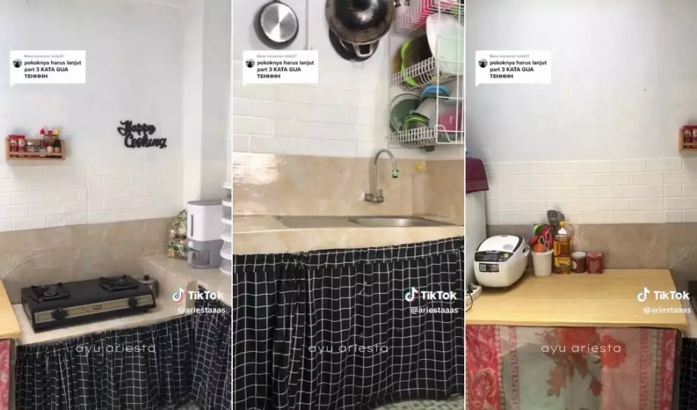 makeover dapur rombeng buluk © TikTok makeover dapur rombeng buluk © TikTok