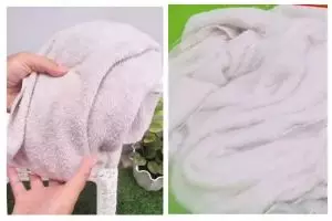 Cara emak-emak mengubah handuk kumal jadi cerah lagi ini cukup tambah 2 bahan dapur