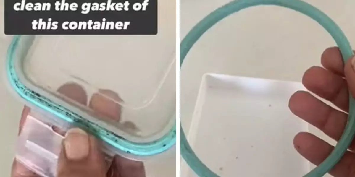 Trik menghilangkan noda jamur di karet tutup toples ini cuma pakai 2 bahan dapur
