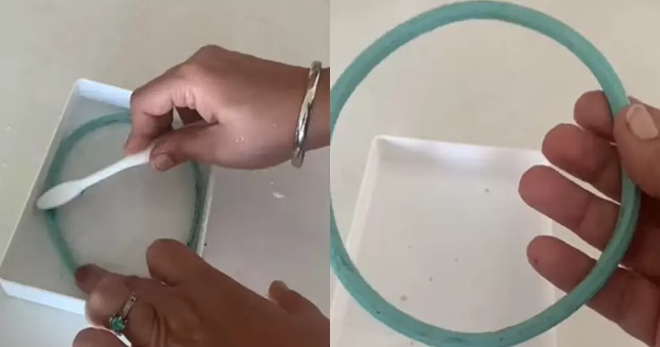 Trik hilangkan noda jamur di karet tutup toples © YouTube Trik hilangkan noda jamur di karet tutup toples © YouTube