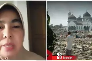 Curhat pilu seorang ibu kehilangan 2 anak dan suami karena tsunami Aceh, tak tahu di mana makam mereka