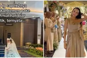 Disebut mirip nenek-nenek gegara asli, wanita ini terpaksa makeup ulang di nikahan temannya