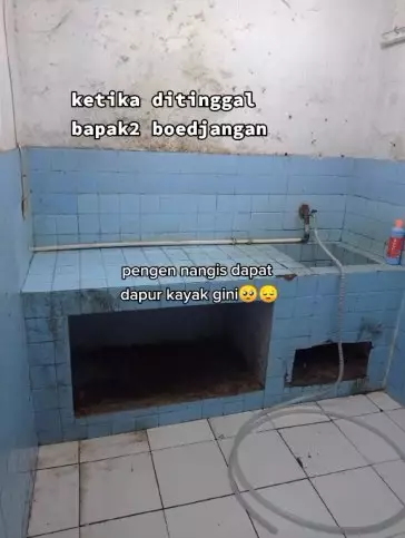 makeover dapur horor © TikTok