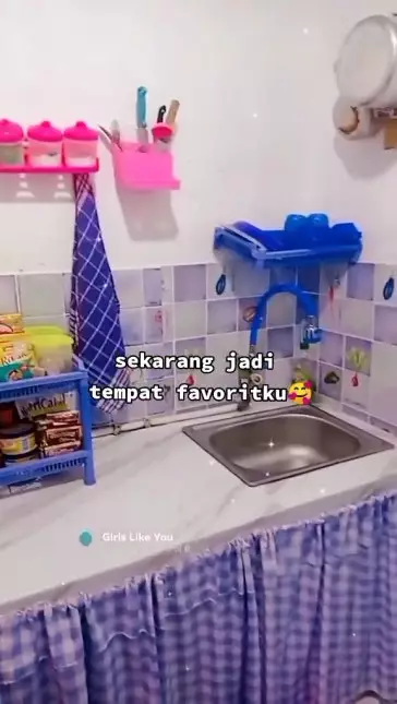 makeover dapur horor © TikTok