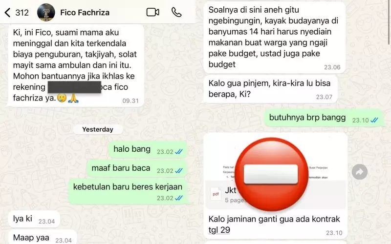 Kiki jadi korban penipuan komika Fico © Instagram Kiki jadi korban penipuan komika Fico © Instagram