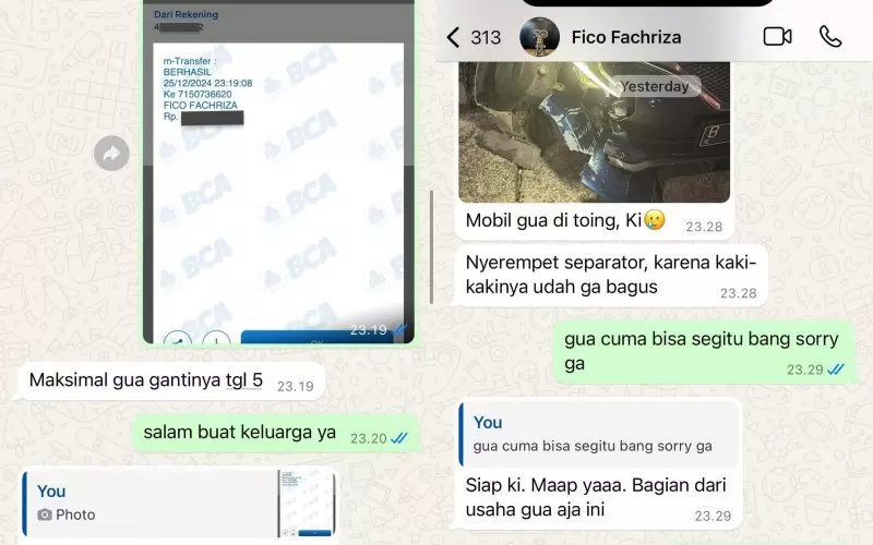 Kiki jadi korban penipuan komika Fico © Instagram Kiki jadi korban penipuan komika Fico © Instagram