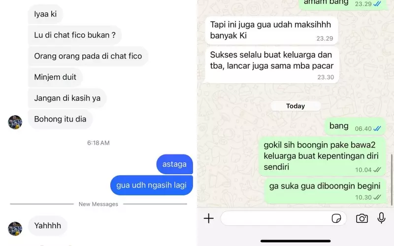 Kiki jadi korban penipuan komika Fico © Instagram Kiki jadi korban penipuan komika Fico © Instagram