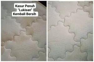 Trik menghilangkan noda kuning di kasur tanpa vakum dan dijemur, ampuh hanya dengan 2 bahan dapur ini