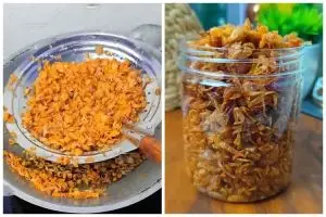 Pakai cara ini, bawang goreng bisa semakin renyah dan tak berminyak hingga berbulan-bulan