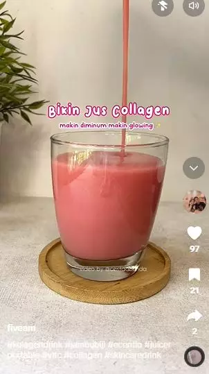 Cara bikin minuman kolagen pencegah kulit keriput cuma pakai 1 jenis buah Berbagai sumber
