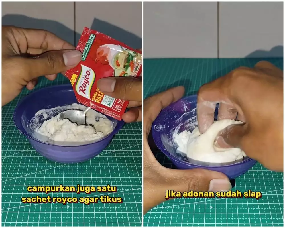trik ampuh mengusir tikus pakai adonan © Facebook trik ampuh mengusir tikus pakai adonan © Facebook