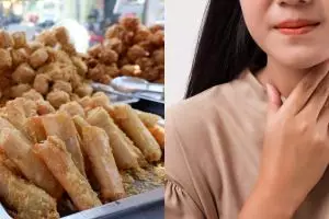 Pecinta gorengan, ini yang terjadi saat tenggorokan 