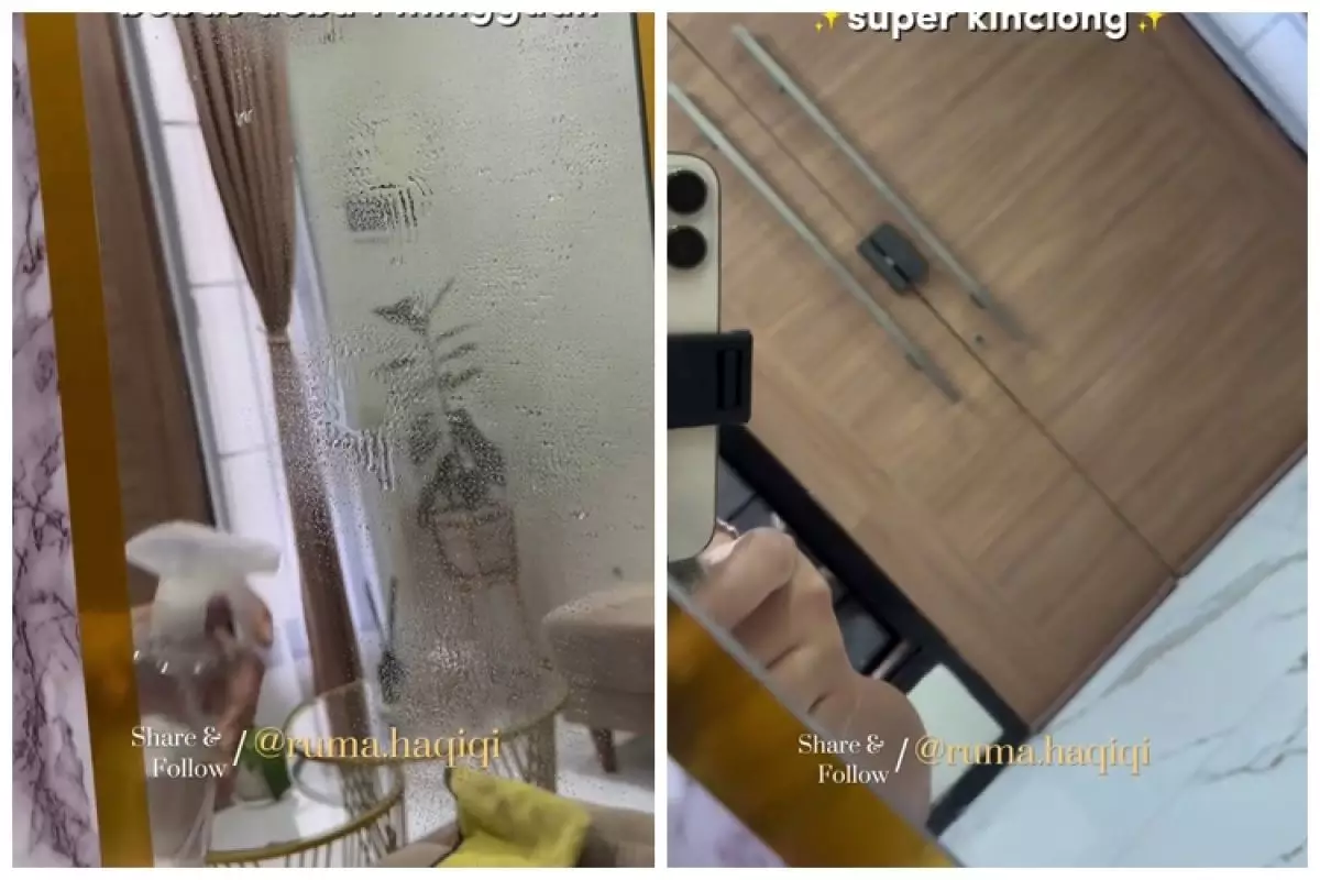 Trik agar kaca selalu bebas debu, berkilau, dan tak buram, cukup semprot pakai 1 bahan dapur ini